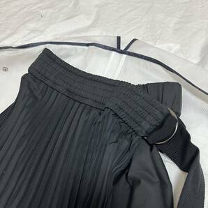 【レア】【美品】MONCLER モンクレール スカート 黒 ロゴ 38プリーツスカート の画像5