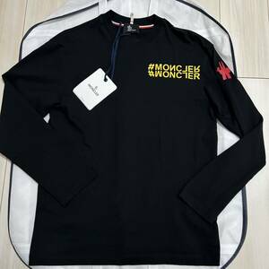 【新作】MONCLER モンクレール　グルノーブル　ロンT 長袖Tシャツ　黒　S