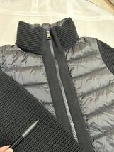 【最安値】MONCLER モンクレール ニットダウンジャケット　黒　XS_画像5