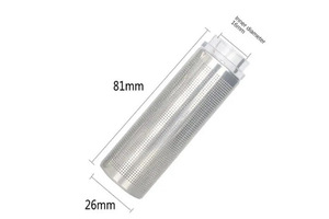  hard stainless steel strainer 16mm shrimp . fish .. included prevention 