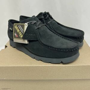 29cm new goods Clarks originals Wallabeewala Be low black UK11 waterproof Gore-Tex Clarks GORE GORETEX low cut goa black 