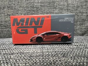 MINI GT 1/64 375 LB WORKS Lamborghini Huracan Ver.2 Red 左ハンドル　レア　ランボルギーニ　ウラカン