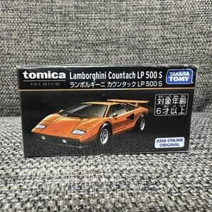 トミカ プレミアム アジア限定 ランボルギーニ カウンタック LP500S 新品未使用未開封 エラー品認証シール無し 箱シワありの画像1