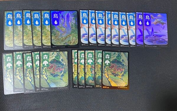 MTG 神河　土地　浮世絵　まとめ売り