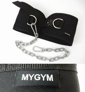 【MYGYM】 ディッピングベルト 加重 トレーニングベルト 詳細不明 中古品 JUNK 現状渡し 一切返品不可で！