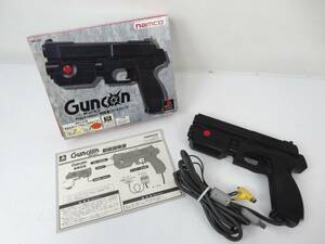 【namco】ナムコ PlayStation用 GUNCON ガンコン コントローラー NPC-103 元箱付 美品？ 動作未確認 現状渡し 一切返品不可で！ ②