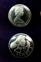 【外国古銭】 FIRST COINAGE OF THE BRITISH VIRGIN ISLANDS PROOF SET フランクリンミント 経年ダメージ有 中古品 JUNK 一切返品不可で！_画像5