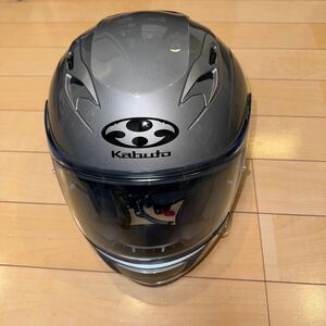 オージーケーカブト(OGK KABUTO)バイクヘルメット フルフェイス KAMUI3 XLサイズ　クールガンメタ　ピンロックシート付き