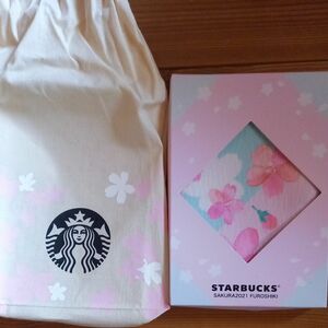 スターバックス STARBUCKS　風呂敷　さくら　布　ギフト　袋　 スタバ　桜