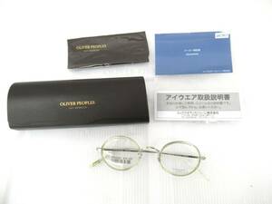 展示品 オリバーピープルズ OLIVER PEOPLES MP-8-XL 46□24-145 S/BECR メガネ フレーム