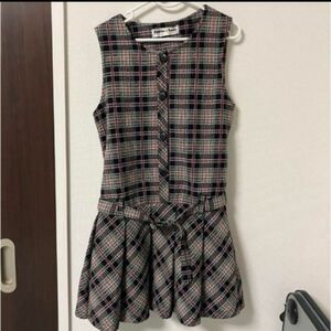 ノースリーブ ワンピース　プティフルール　ガールズ　キッズ服