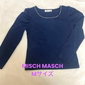 ミッシュマッシュ　ボリュームスリーブトップス　M