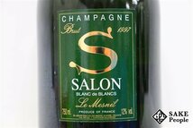□注目! サロン ブラン・ド・ブラン ル・メニル ブリュット 1997 750ml 12% シャンパン_画像2