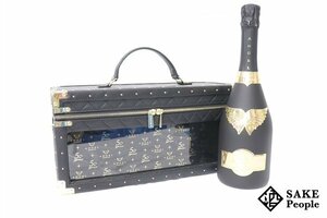 □1円～ エンジェル・シャンパーニュ ブリュット NV ブラック 5周年記念ボトル レザージップタイプ 750ml 12.5％ 箱 シャンパン