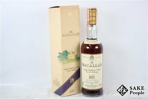 ◇注目! ザ・マッカラン 18年 1971-1989 シングルモルト 750ml 43％ 箱付き スコッチ