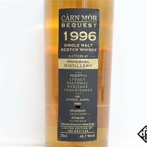 ◇1円～モリソン＆マッカイ インペリアル カーンモア ビクエスト 23年 1996-2019 バーボンバレル 700ml 48.7％ 箱 スコッチの画像3