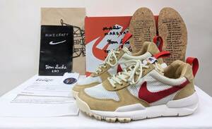 Tom Sachs×Nike/トムサックス×ナイキ/Mars Yard 2.0 Natural/Sport Red-Maple/マーズヤード2.0/スニーカー/靴/27.5cm/美品/箱付き