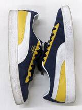 PUMA/プーマ/Suede Classic Block/スエード クラシック ブロック/Blue Yellow/スニーカー/靴_画像5