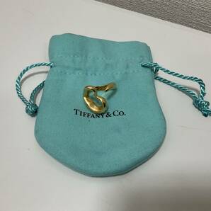 1179◆Tiffany＆Co ティファニー オープンハート リング エルサペレッティ ゴールド K18 750 約8.2g 7号 アクセサリー 貴金属の画像1