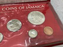 1154◆1973年 Coins of Jamaica ジャマイカ コインセット 貨幣 硬貨 外国銭 古銭_画像3