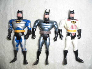 24F099　　　　KENNER　バットマン　フィギュア　　３体　　詳細不明　　高さ１２㎝位