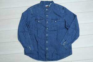 新品リーバイス85745-0073 XLサイズ ウエスタンシャツ スタンダード インディゴ・ミッドユーズド 長袖 Western Standard Shirt