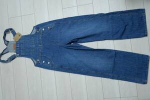  new goods Levi's A0963-0000 S size LEVI'S utility overall indigo * mid used 