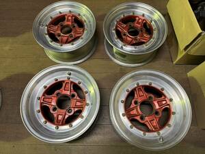 当時物 レーシングフォージ 14インチ 6J+15 6.5J+15 PCD114.3 4本セット AE86 等