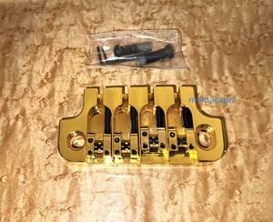  new goods HIPSHOT original 5G410G Super Tone 2-Point For Gibson Bass Bridge Gold hip Schott super tone Gibson base oriented Bridge 