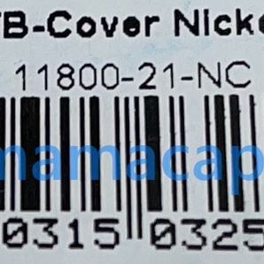 新品Seymour Duncan純正 TB-Size Trembucker Pick Up Cover Nickelセイモア ダンカン ピックアップ カバー ニッケルF-Spacedトレムバッカーの画像4