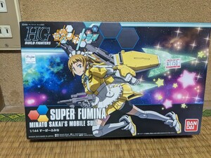 未組立品　BANDAI(バンダイ) ガンダムビルドファイターズ トライ HG 1/144 SUPER FUMINA　すーぱーふみな