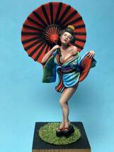 於松　Japanese pin up girl 80mm完成品_画像2