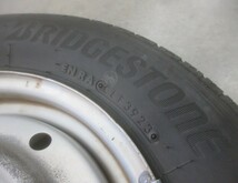 エブリィ DA64V スチール ホイール 純正 12インチ 4H PCD100 12X4J・2023年製 145/80R12 80/78N LT タイヤ付 4本_画像4