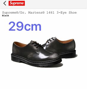 Supreme Dr. Martens 1461 3-Eye Shoe Black US11