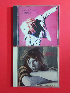 【CD/アルバム】シンプリ―レッド(SIMPLY RED)PICTURE BOOK＋A NEW FLAME 2枚セット★動作良好・即決(24.3