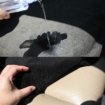 新品　カーシートタオルカバー 防水　水泳ハイキング用滑り止め 防水 汗止め　ハイキング用 ユニバーサルフィット 滑り止め 黒_画像4