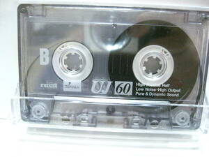 使用済み　中古　　カセットテープ　日立Maxell　UJ　 Type1　ノーマル　60分　1本　爪あり　No541