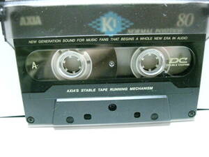 使用済み　中古　　カセットテープ　富士AXIA　K1 Type1　ノーマル　80分　1本　爪あり　No620　