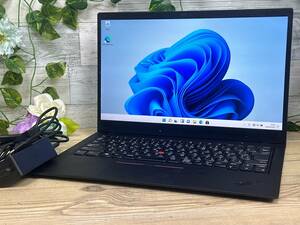 【美品】Lenovo ThinkPad X1 Carbon [8世代 Core i5(8250U) 1.6GHz/RAM:8GB/SSD:128GB/14インチ]Windowsd 11 動作品