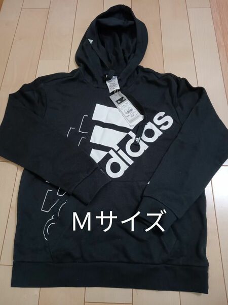 3【大人気激安殺到】新品adidas（アディダス）レディースパーカー黒M