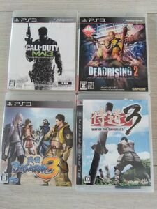 【PS3】 コール オブ デューティ モダン・ウォーフェア3 .戦国BASARA3.侍道3.デッドライジング2