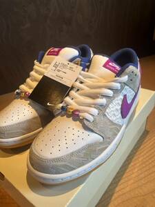 Rayssa Leal × Nike SB Dunk Low PRM 28.0 US10 黒タグ　1円スタート　ナイキ　ダンク