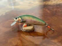 T.C.G Handmade Lures 50s No.1 ハンドメイドミノー アワビ貼り ハンドメイドルアー_画像2