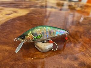 T.C.G Handmade Lures 50s No.4 ハンドメイドミノー アワビ貼り ハンドメイドルアー