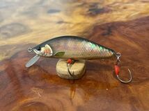 T.C.G Handmade Lures 50s No.12 ハンドメイドミノー アワビ貼り ハンドメイドルアー_画像2