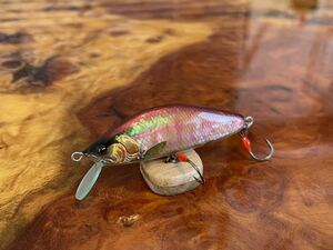 T.C.G Handmade Lures 50s No.16 ハンドメイドミノー アワビ貼り ハンドメイドルアー