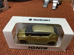 ⑤220円送料～SUZUKI イグニス プルバックカー 非売品 IGNIS スズキ ミニカー 未使用品 専用ケース コレクション 自動車 現状お渡し