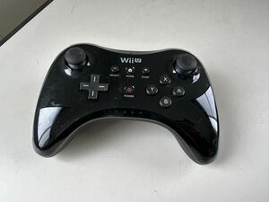 Nintendo Wii U PRO controller WUP-005 1 pcs present condition goods Junk 3/19