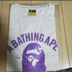 A BATHING APE カレッジTシャツ サイズladies xs