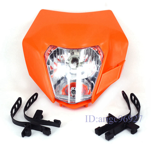 G317★オートバイユニバーサルヘッドライトヘッドランプ Ligth KTM EXC EXCF SX XC XCW MX SMR SXS 125 250 350 450 500 505 520 530